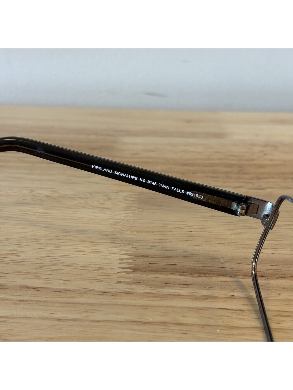 Kirkland Signature KS 145 Twin Falls FRAME Gunmetal 59-15-140 - Picture 3 of 7